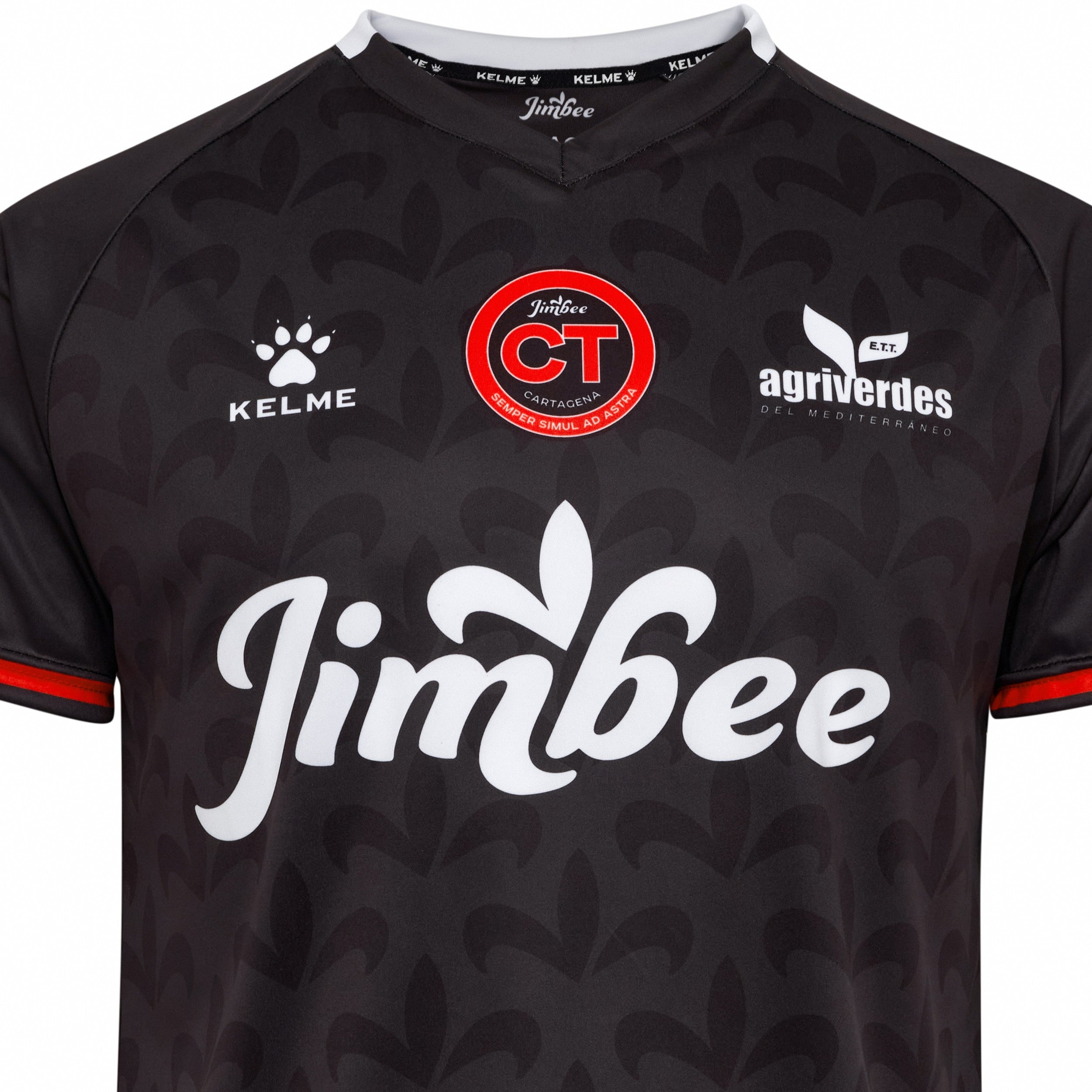 CAMISETA MANGA CORTA CAMISETA NEGRA JIMBEE CARTAGENA 24/25 KELME 72279-26 - 3