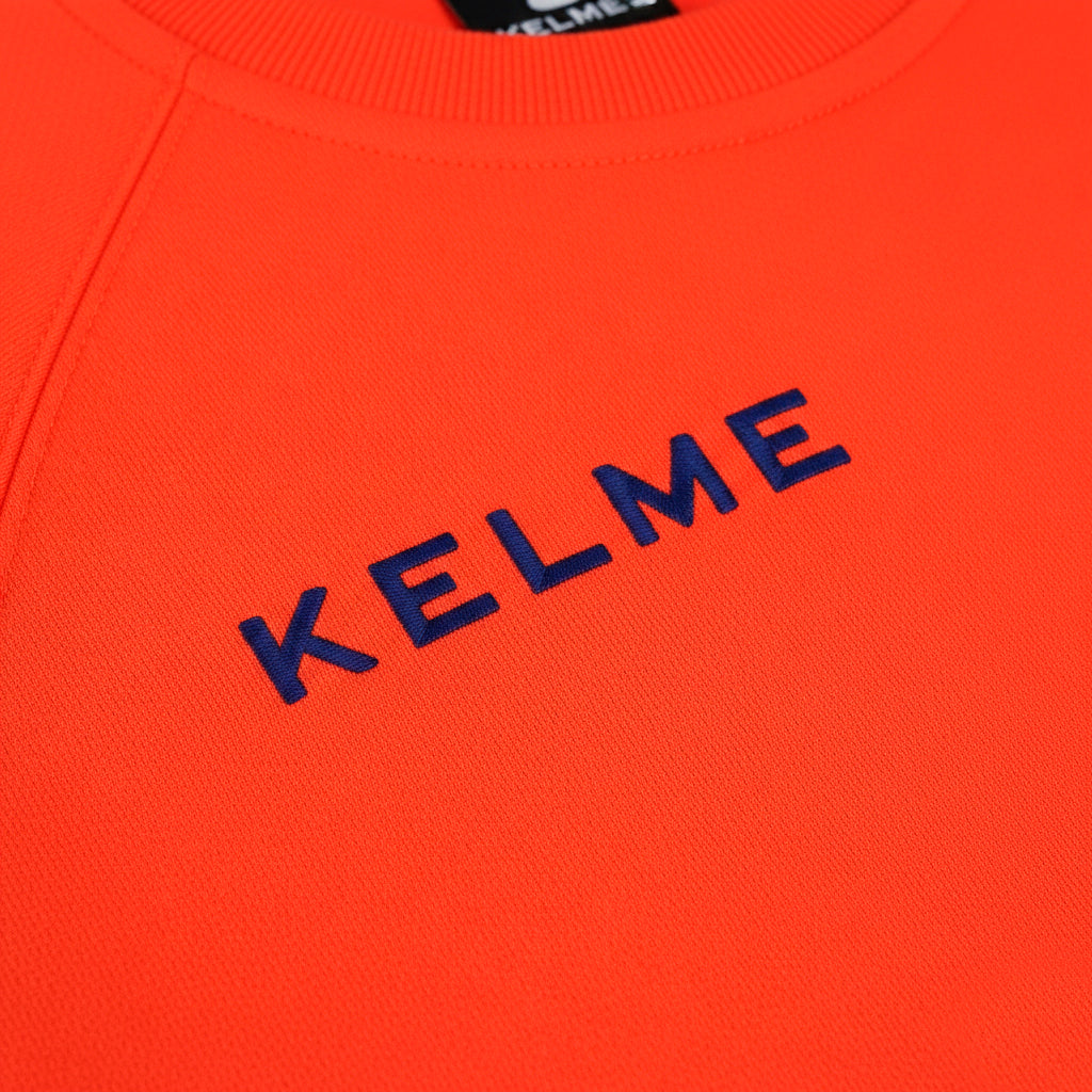 SUDADERA INFANTIL LINCE NARANJA Y AZUL
