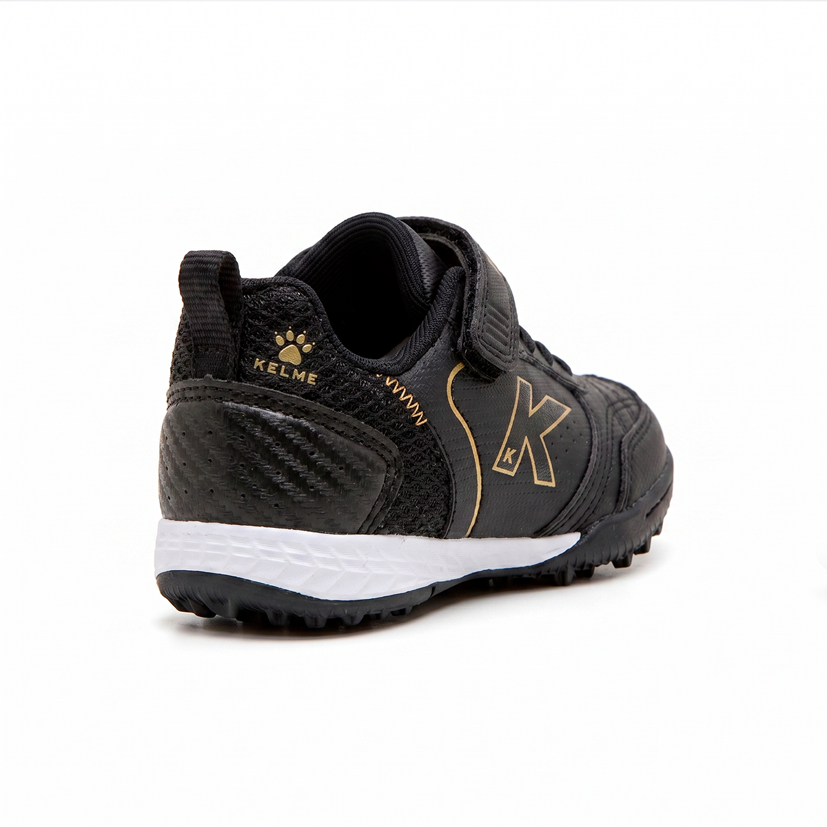 ZAPATILLAS DE NIÑO GOLEIRO TURF ELASTIC NEGRO