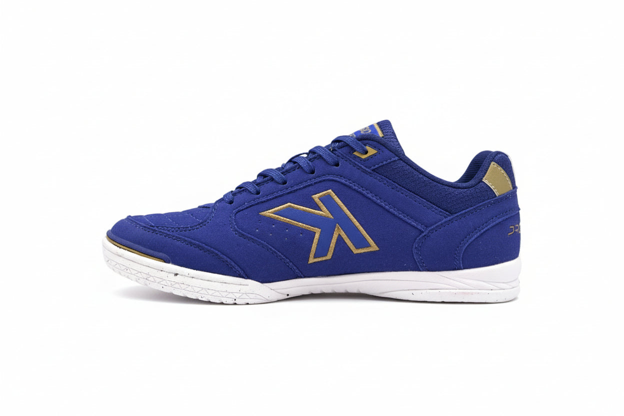 ZAPATILLAS DE FÚTBOL SALA PRECISION AZUL-ORO