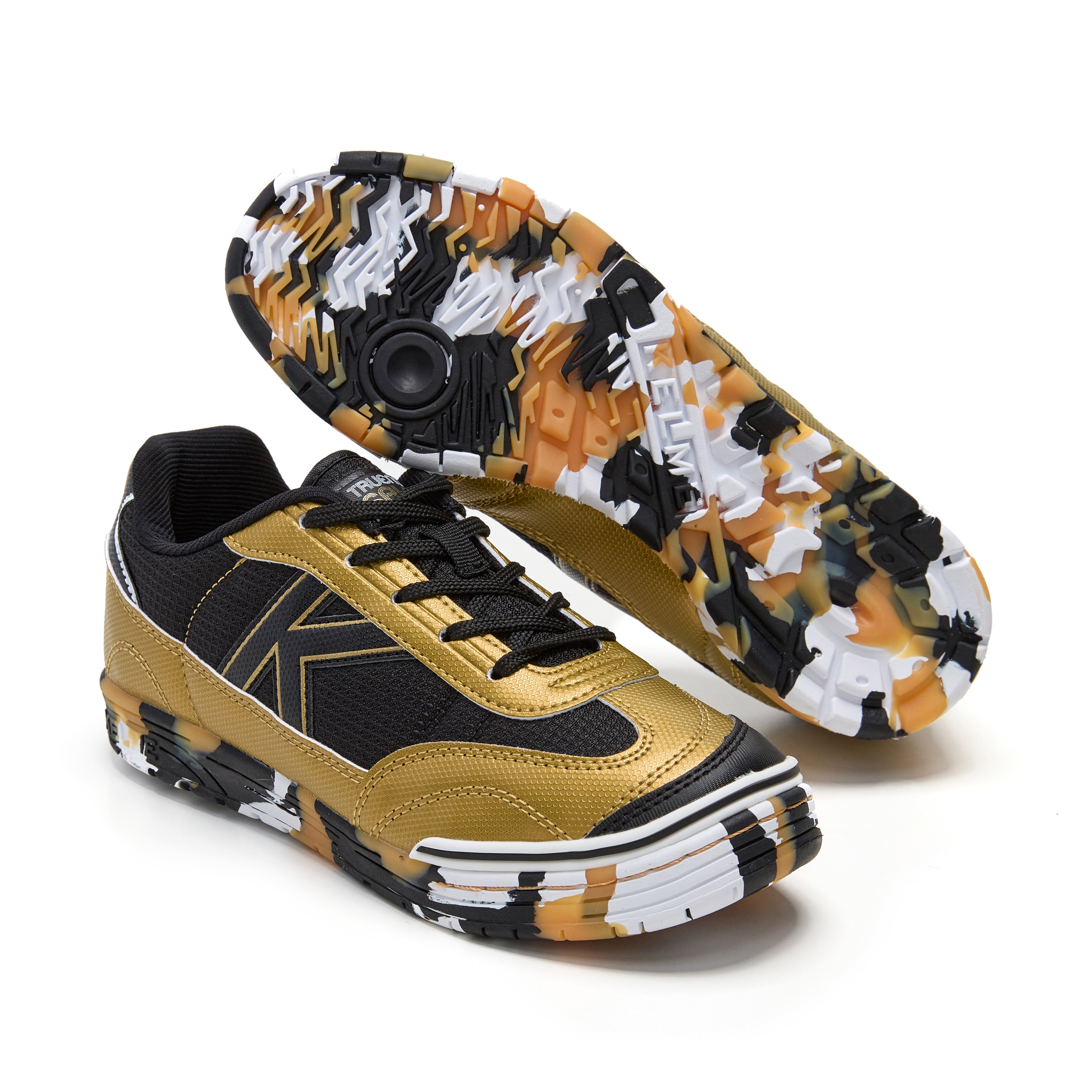 ZAPATILLAS CASUAL DE NIÑO TRUENO LACE OCRE-NEGRO