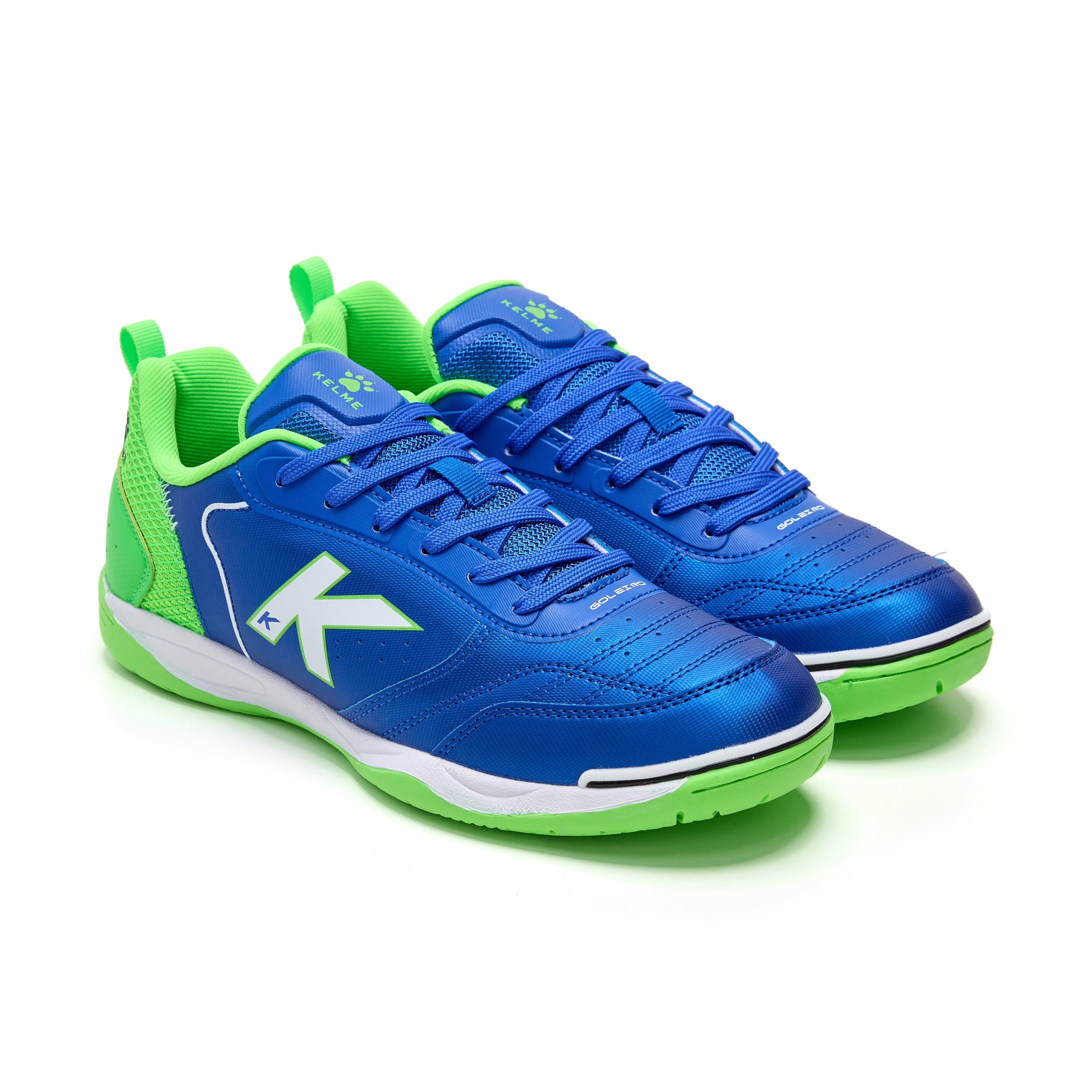 ZAPATILLAS DE FÚTBOL SALA GOLEIRO AZUL VERDE