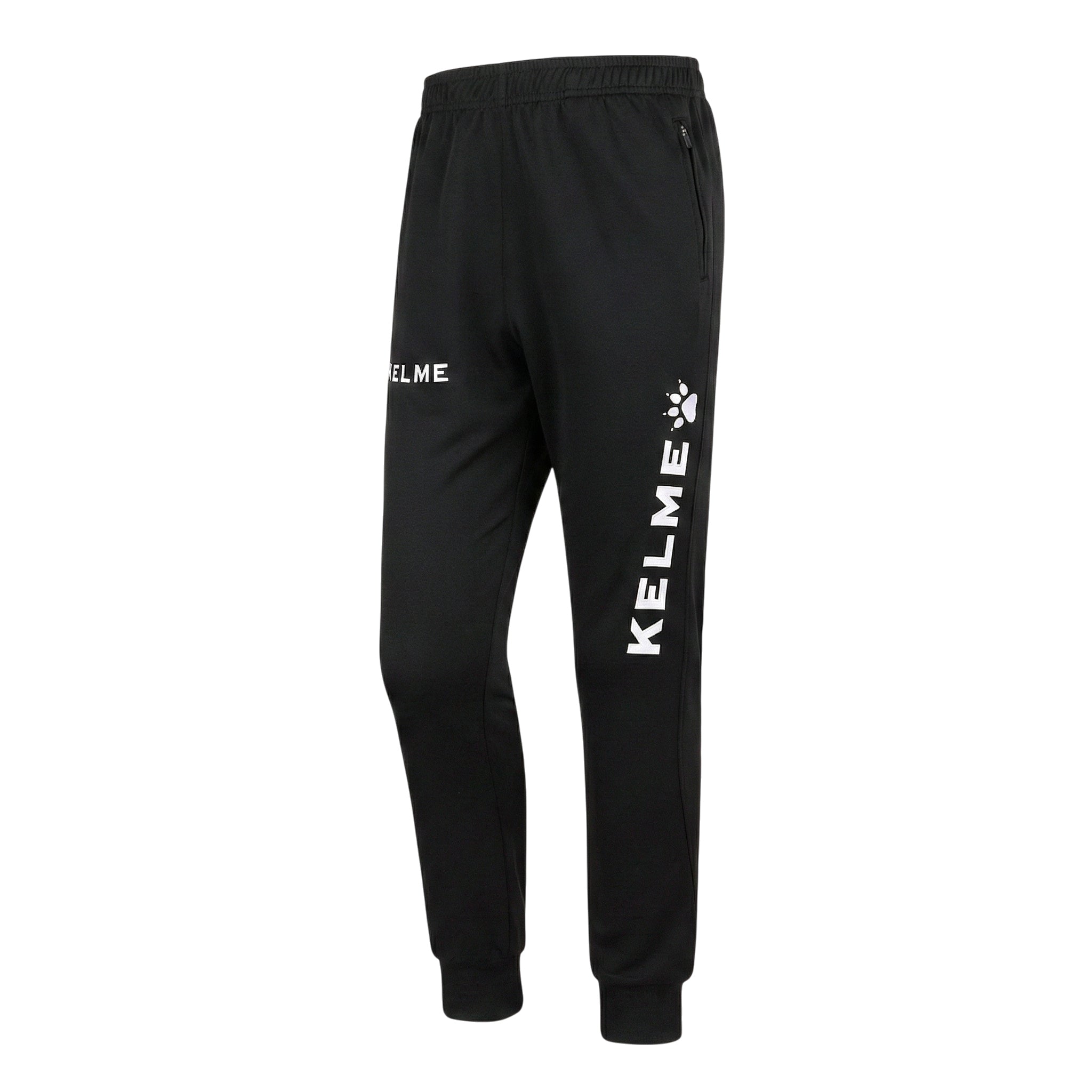 PANTALÓN LARGO DE CHÁNDAL GLOBAL NEGRO Y BLANCO