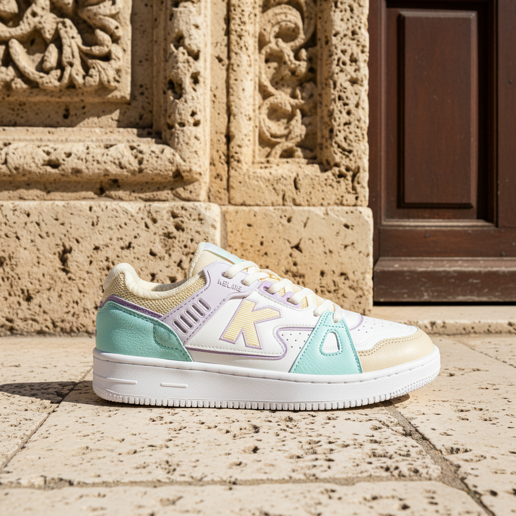 Zapatillas Kelme Doha Blanco en arquitectura cl‡sica