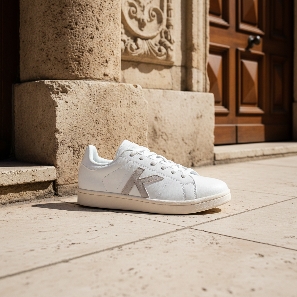 Zapatillas Kelme Omaha 2.0 en casco hist—rico con arquitectura cl‡sica
