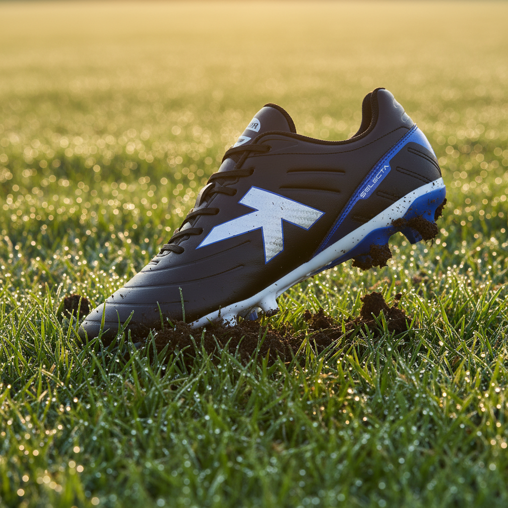 Botas de Fútbol Selecta MG en cŽsped natural con roc’o
