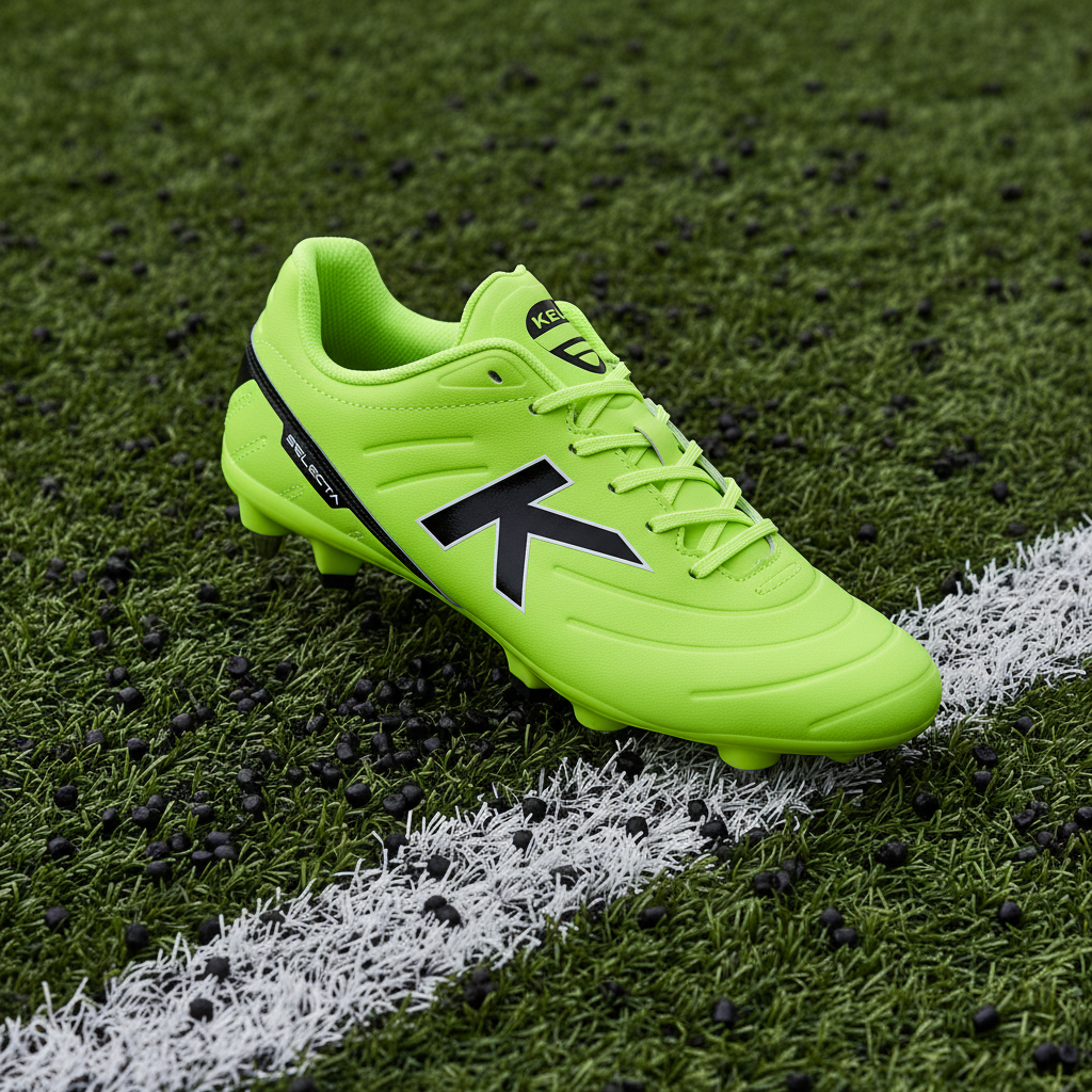 Botas de Fútbol Selecta SG lima en cŽsped artificial con caucho
