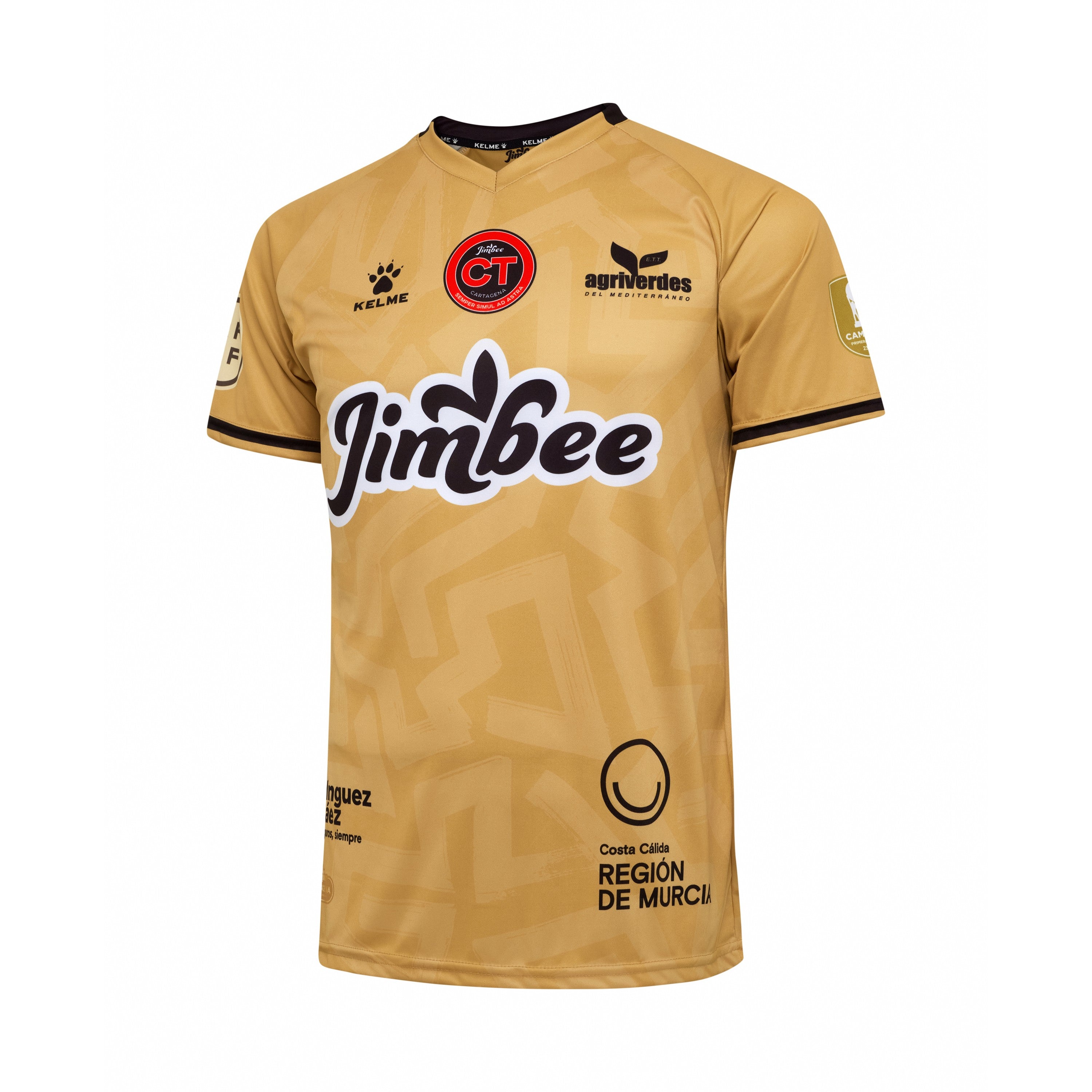 CAMISETA MANGA CORTA CAMISETA ORO JIMBEE CARTAGENA 24/25 KELME 72280-200 - 1