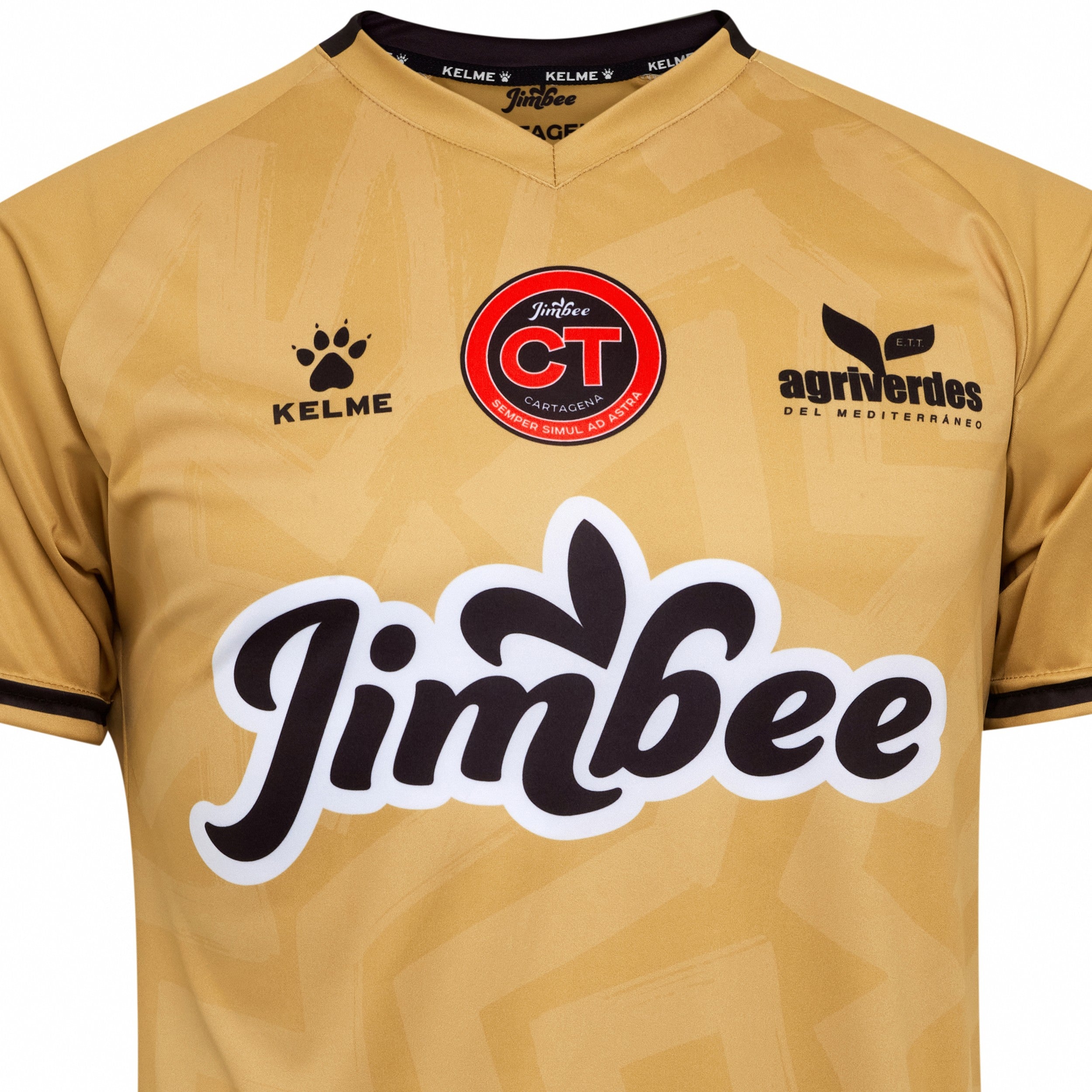 CAMISETA MANGA CORTA CAMISETA ORO JIMBEE CARTAGENA 24/25 KELME 72280-200 - 3