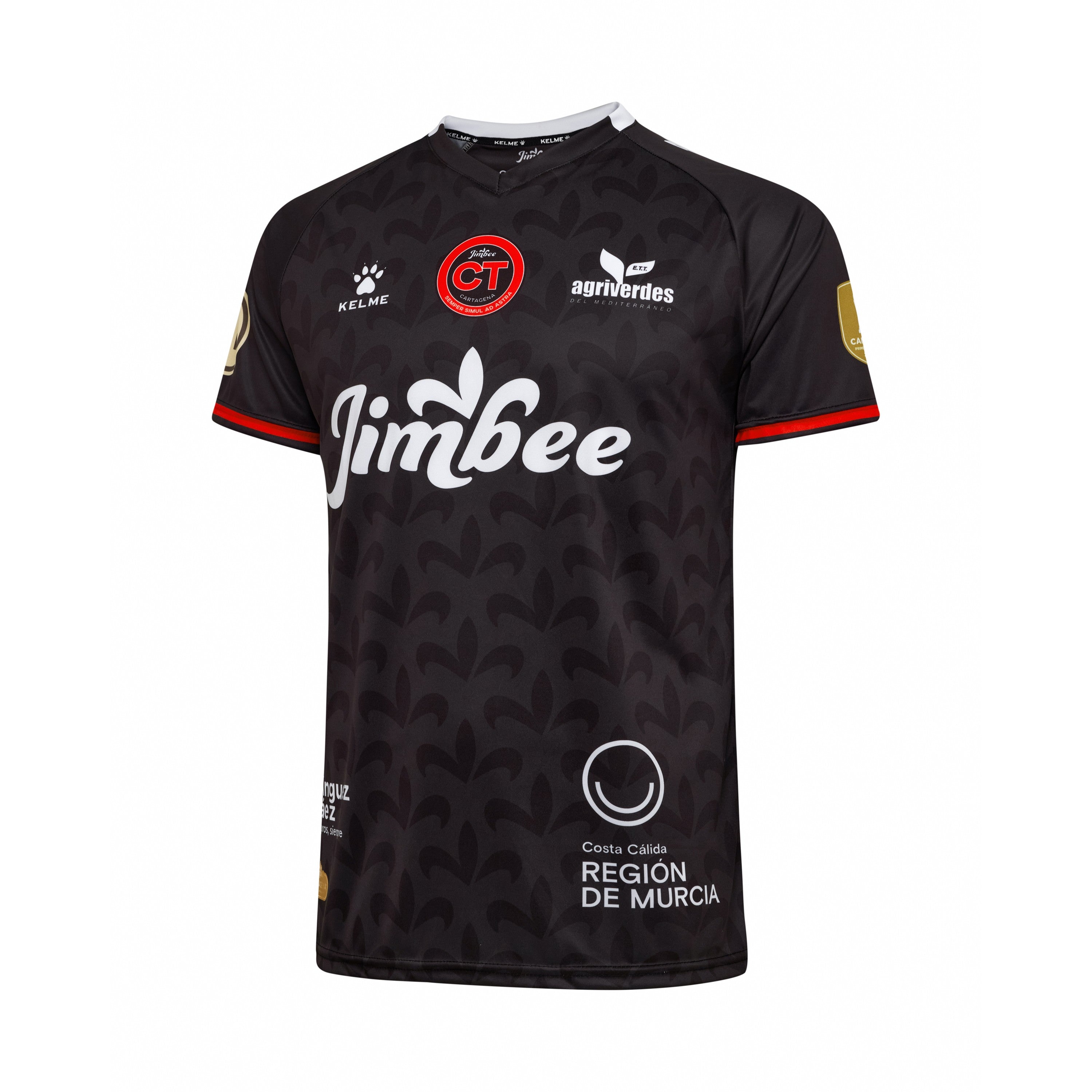 CAMISETA MANGA CORTA CAMISETA NEGRA JIMBEE CARTAGENA 24/25 KELME 72279-26 - 1