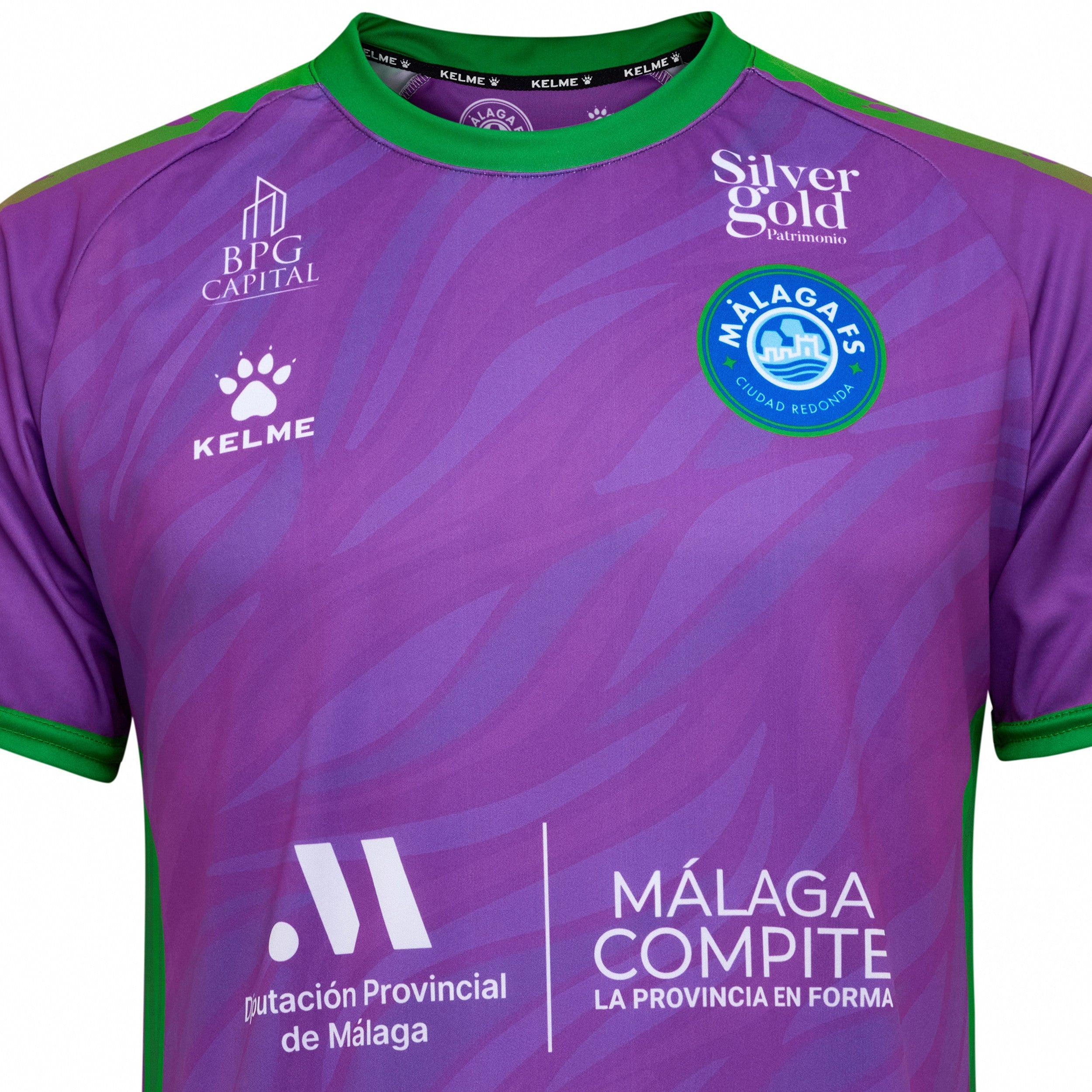 CAMISETA MANGA CORTA CAMISETA 1ª MÁLAGA CIUDAD REDONDA FS KELME 71977-394 - 3