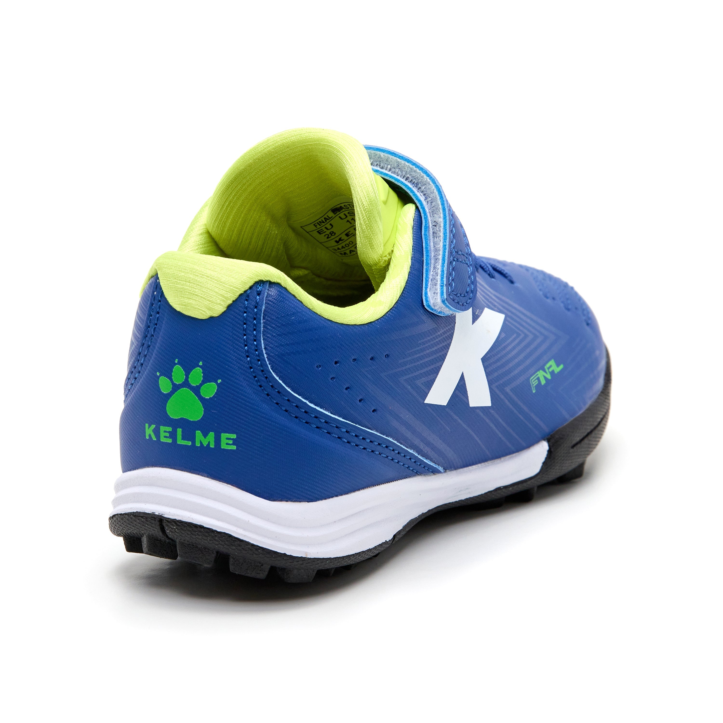 BOTAS DE FÚTBOL KIDS FINAL ELASTIC TURF AZUL
