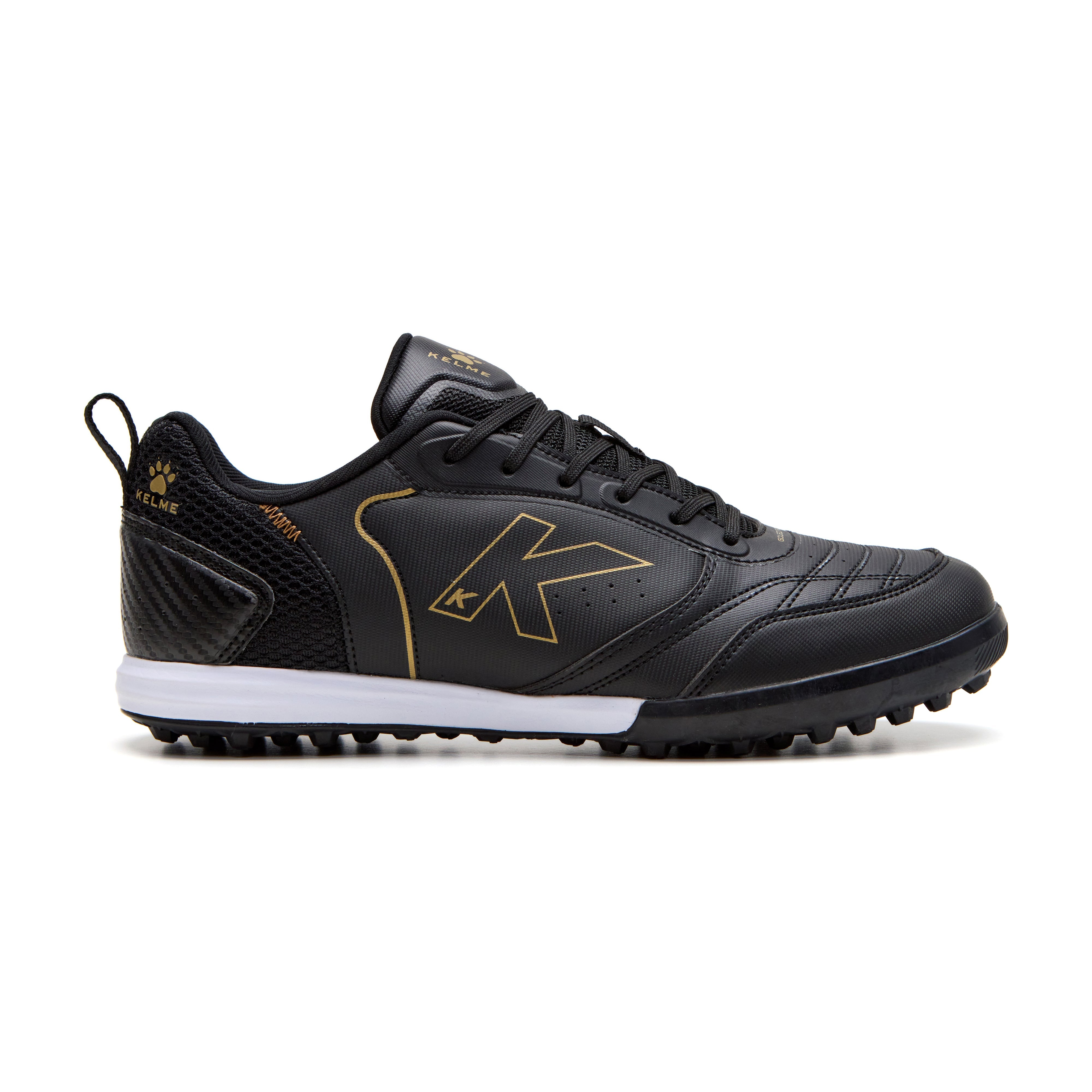 BOTAS DE FUTBOL GOLEIRO TURF NEGRO