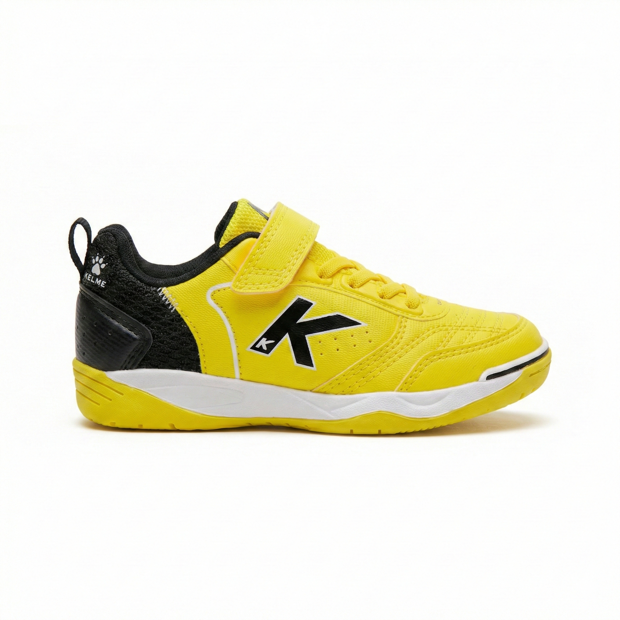 ZAPATILLAS DE NIÑO GOLEIRO ELASTIC INDOOR AMARILLO Y NEGRO