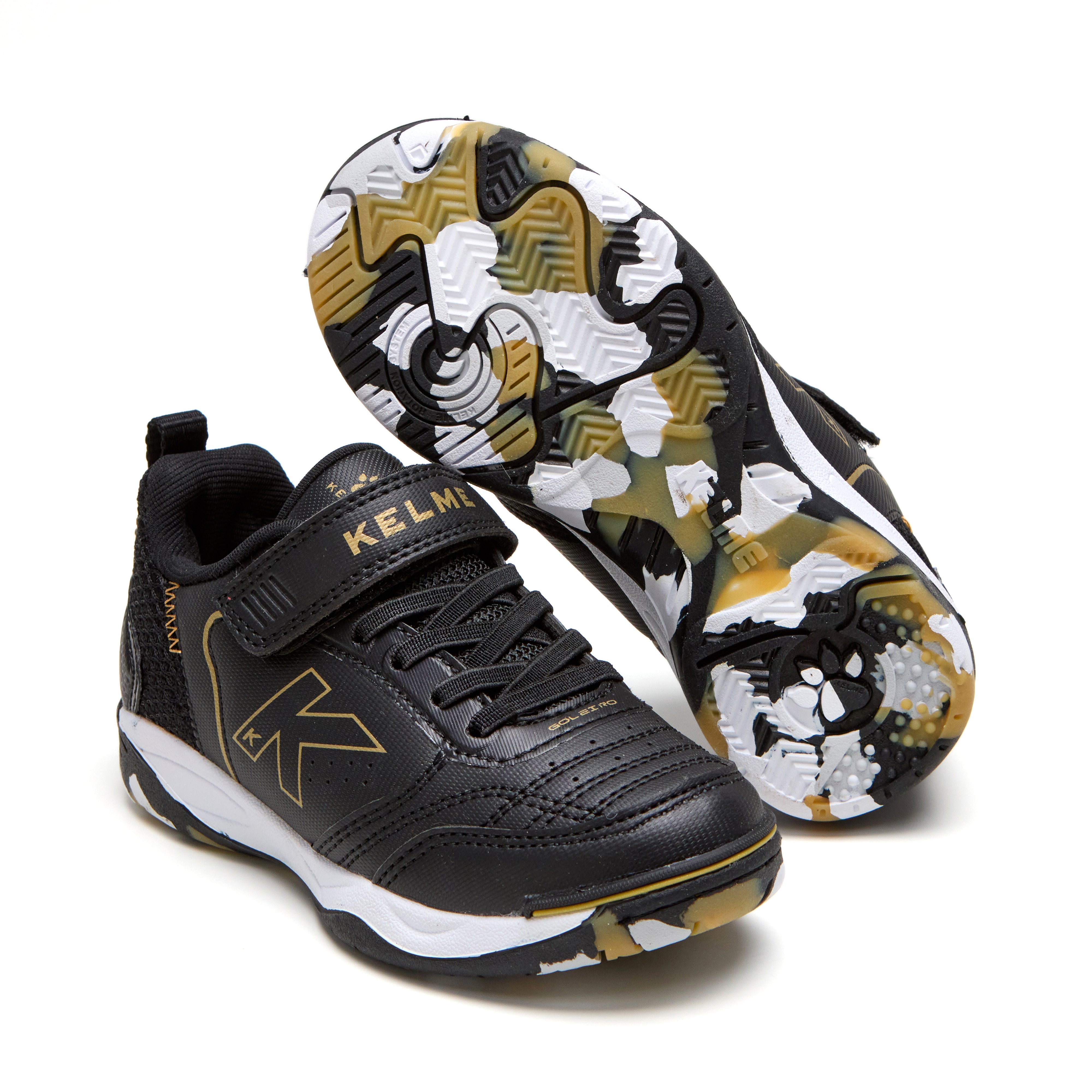 ZAPATILLAS DE NIÑO GOLEIRO ELASTIC INDOOR NEGRO