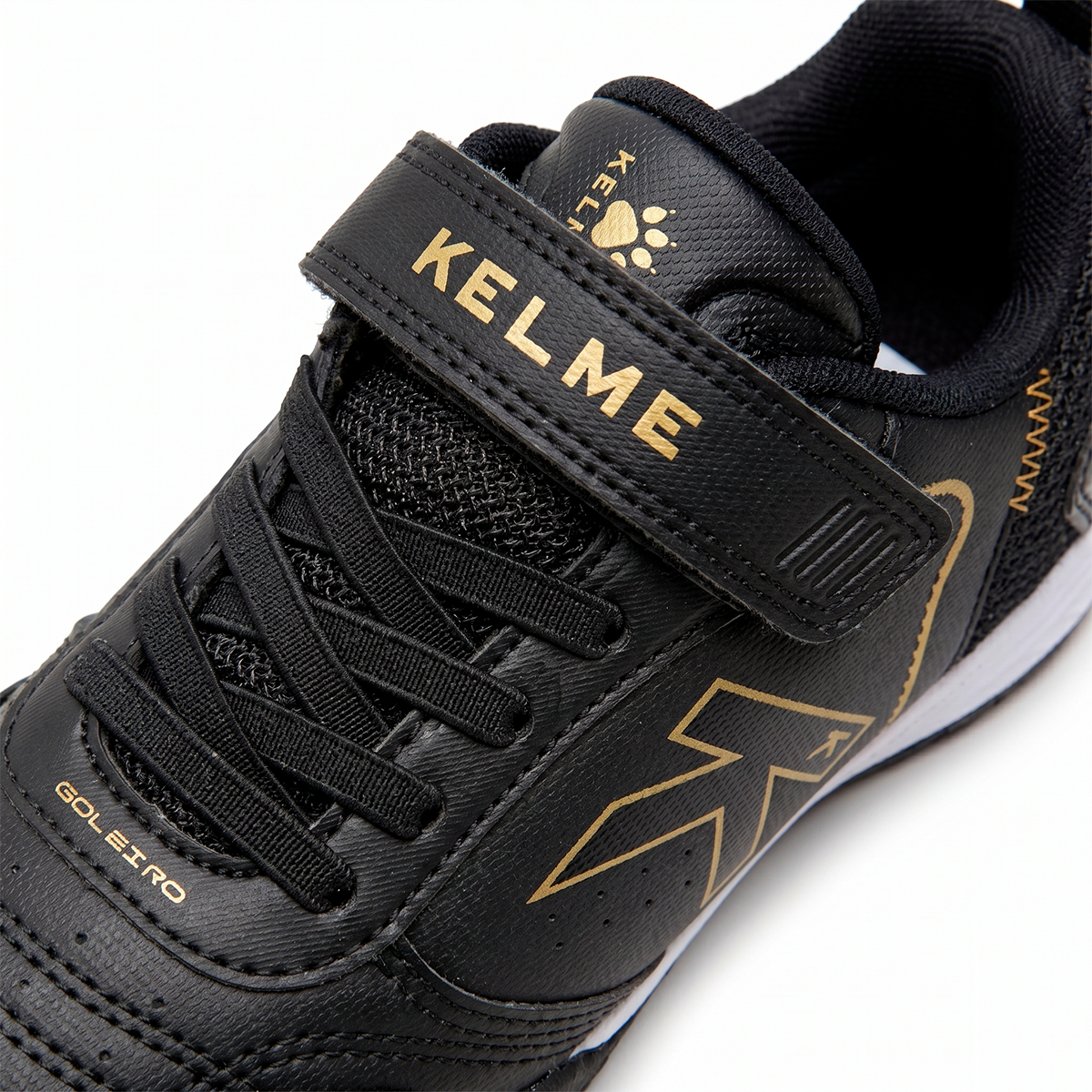 ZAPATILLAS DE NIÑO GOLEIRO TURF ELASTIC NEGRO