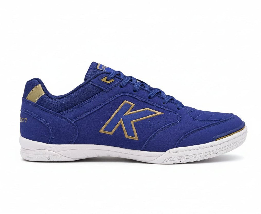ZAPATILLAS DE FÚTBOL SALA PRECISION AZUL-ORO
