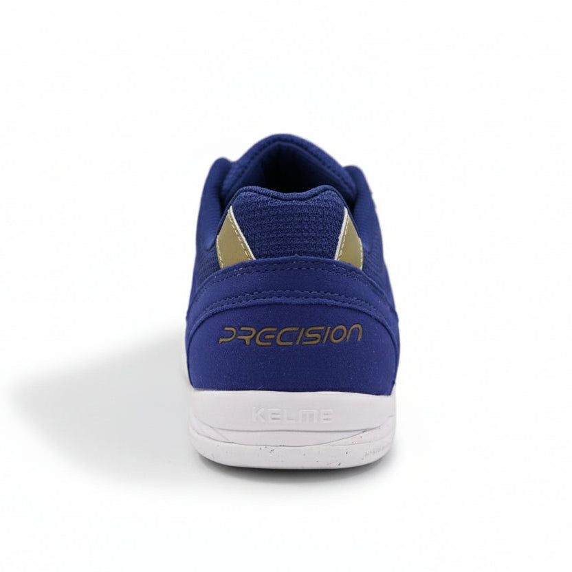 ZAPATILLAS DE FÚTBOL SALA PRECISION AZUL-ORO