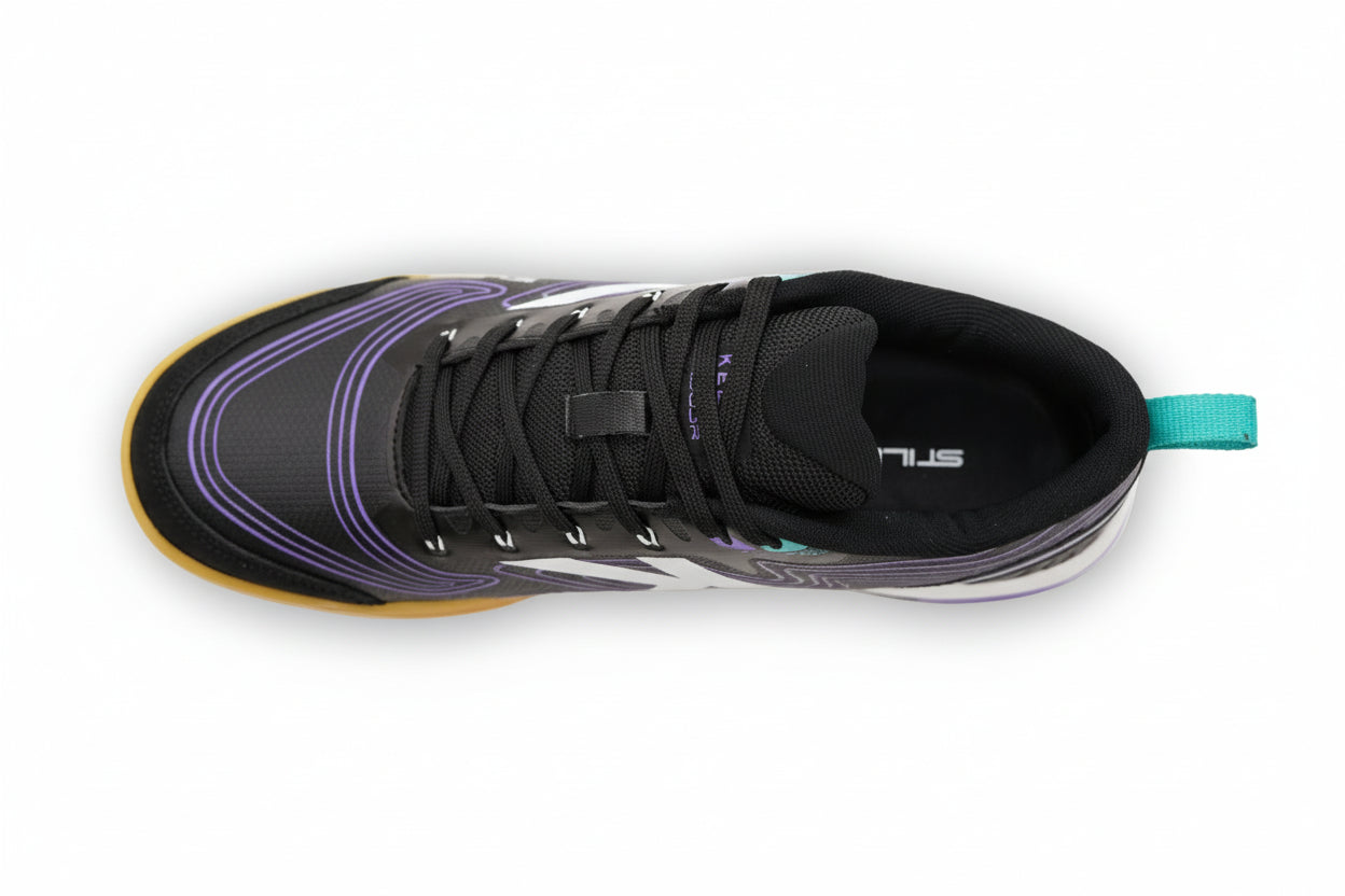 ZAPATILLAS DE FÚTBOL SALA STILETTO NEGRO