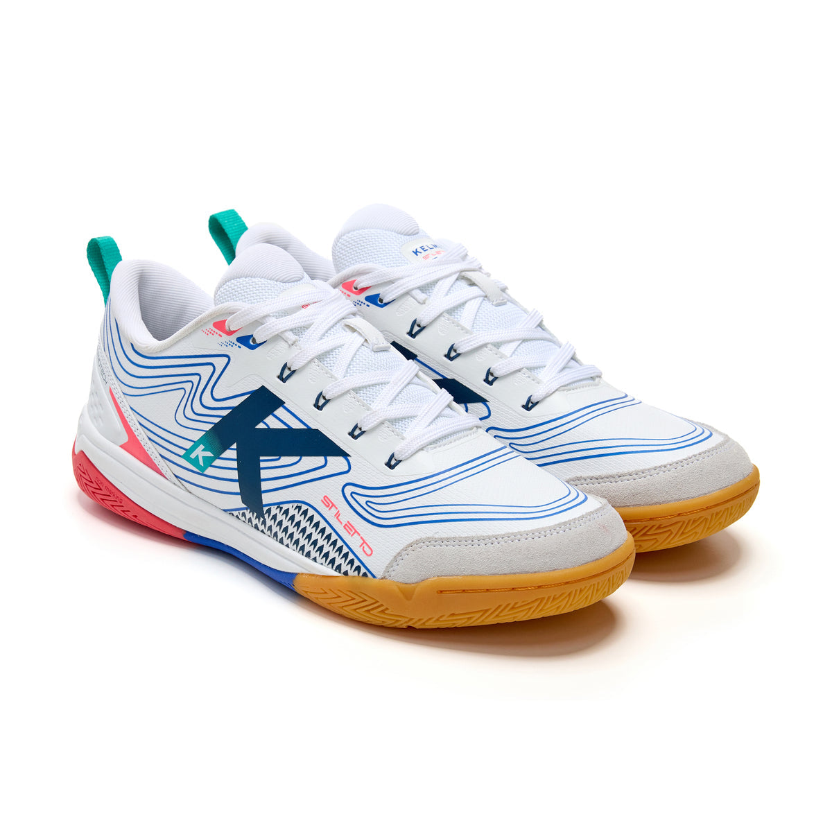 ZAPATILLAS DE FÚTBOL SALA STILETTO BLANCO