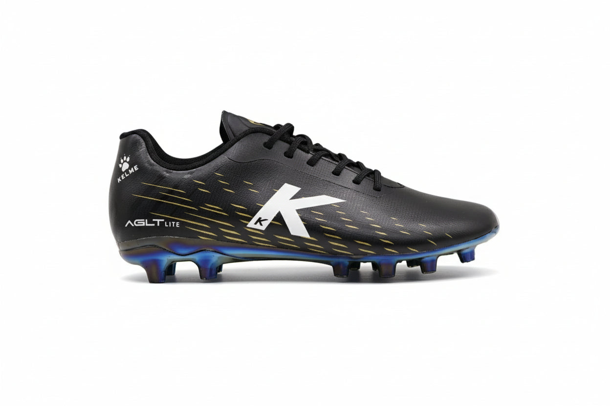 BOTAS DE FÚTBOL AGILITY LITE NEGRO-ORO