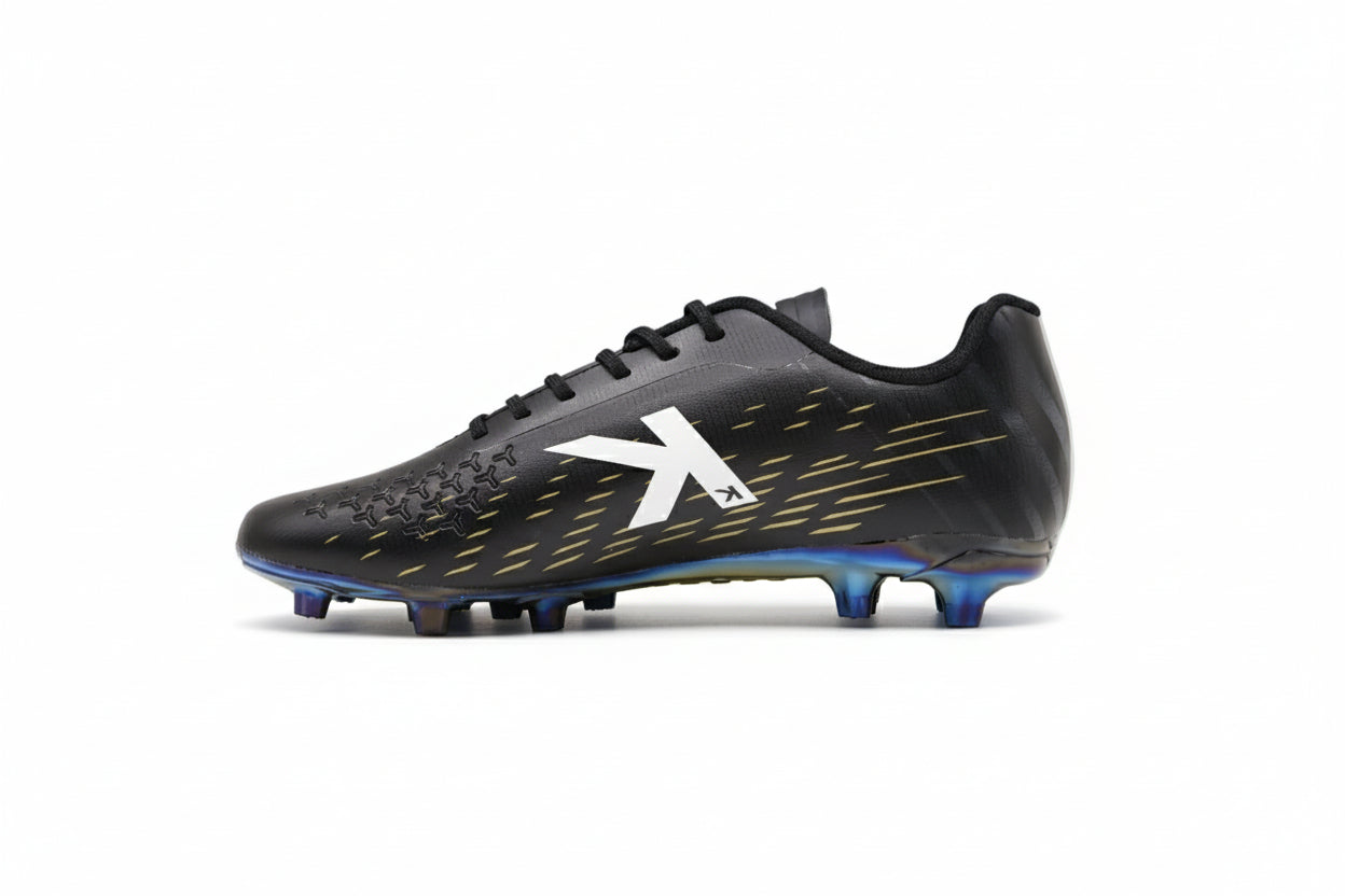 BOTAS DE FÚTBOL AGILITY LITE NEGRO-ORO