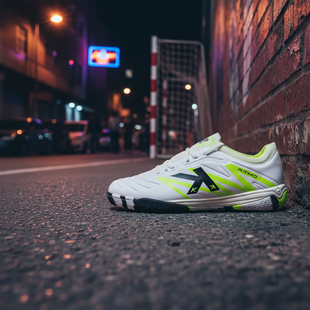 Zapatillas de Fútbol sala Ritmo ambiente urbano nocturno