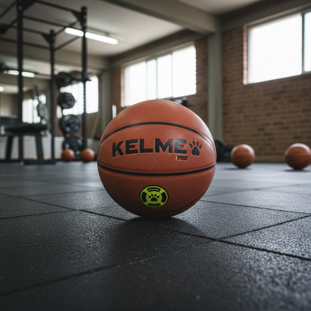BALON VITORIA BASKET en instalaci—n de entrenamiento