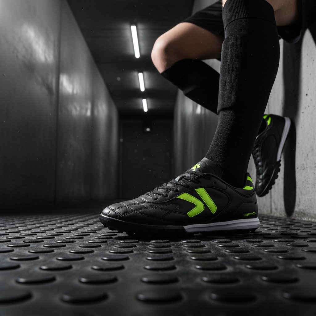 Botas de Fútbol Heritage Turf en tœnel de vestuarios