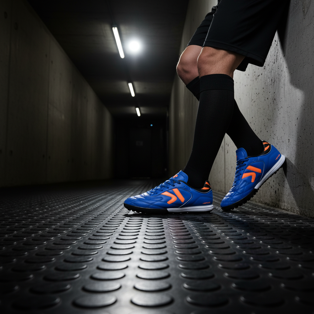 Botas de Fútbol Heritage Turf en tœnel de vestuarios