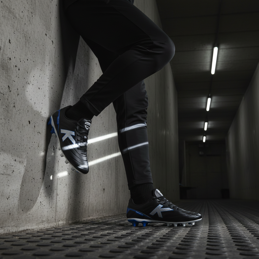 Botas de Fútbol Selecta MG en tœnel de vestuarios