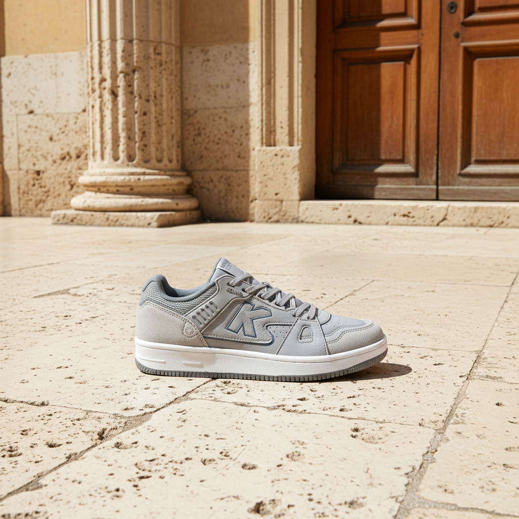 Zapatillas Casual Doha Gris en arquitectura cl‡sica de piedra