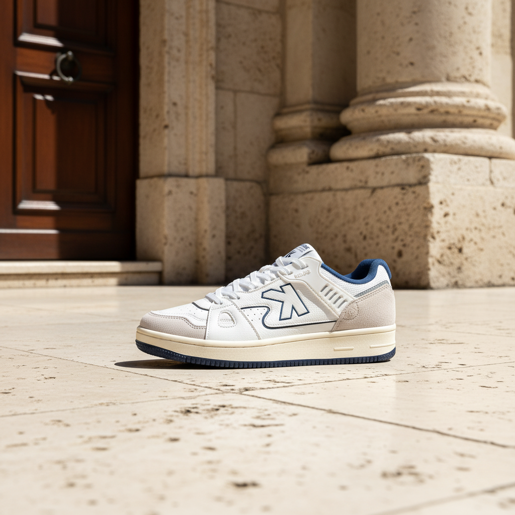 Zapatillas Casual Doha Blanco en casco hist—rico con arquitectura cl‡sica